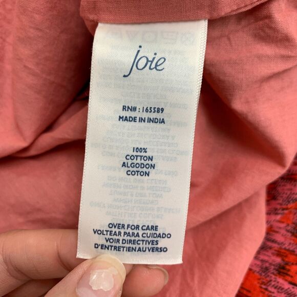 Joie Tea Rose Maxi Dress Womens S Small Red Pink Sleeveless Tiered Boho Lined - Picture 12 of 16